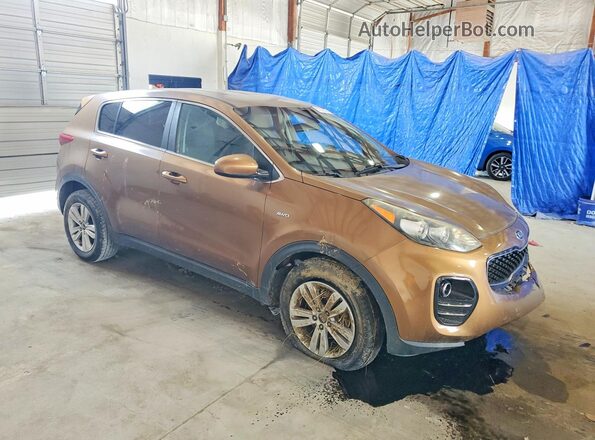 KNDPMCAC7H7198642 2017 KIA SPORTAGE Brown Առջևի աջ