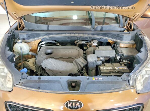 KNDPMCAC7H7198642 2017 KIA SPORTAGE Brown Սալոնի հետևի տեսք