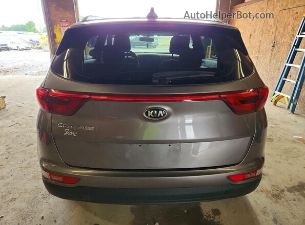 KNDPMCAC7H7266034 2017 KIA SPORTAGE Gray Հետևի տեսք