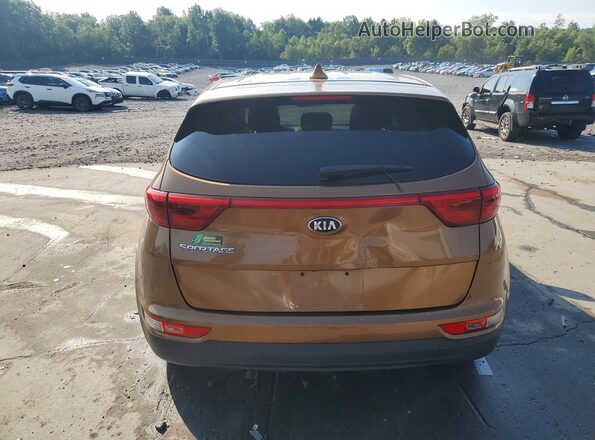 KNDPMCAC7J7307882 2018 KIA SPORTAGE Brown Vista trasera