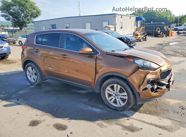 KNDPMCAC7J7307882 2018 KIA SPORTAGE Brown Delantero derecho