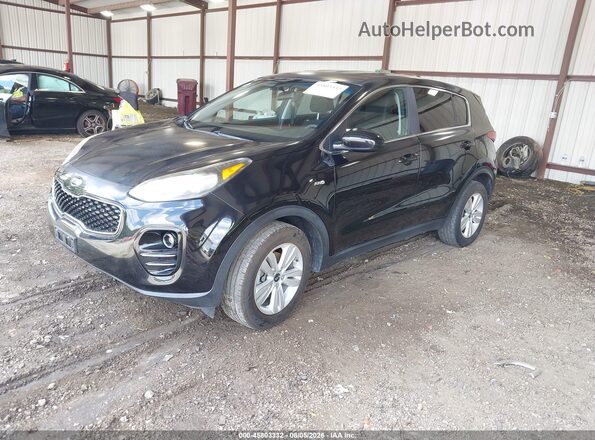 KNDPMCAC7J7331163 2018 KIA SPORTAGE Black Передня ліва чверть