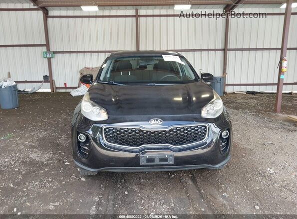 KNDPMCAC7J7331163 2018 KIA SPORTAGE Black Вид щитка приладів