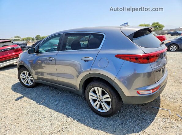 KNDPMCAC7J7340476 2018 KIA SPORTAGE Серый Задняя левая четверть