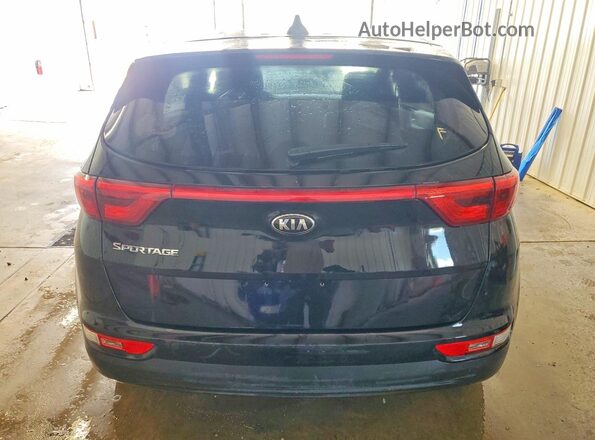KNDPMCAC7J7447317 2018 KIA SPORTAGE Black Widok z tyłu