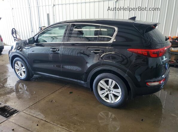 KNDPMCAC7J7447317 2018 KIA SPORTAGE Black Tył lewy