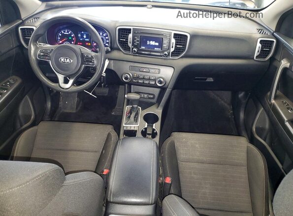 KNDPMCAC7J7447317 2018 KIA SPORTAGE Black Widok deski rozdzielczej