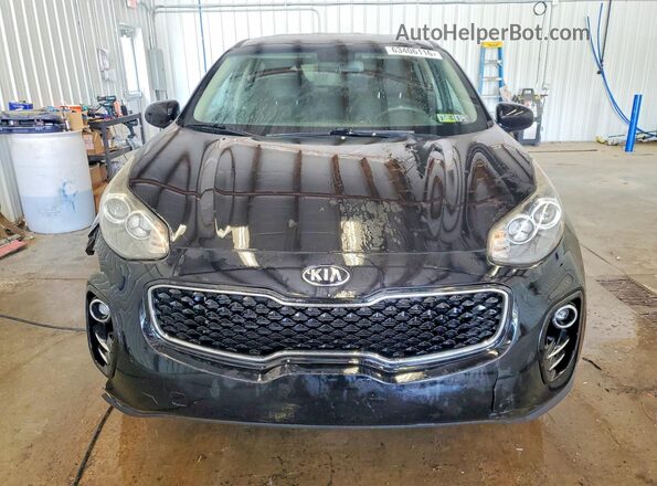 KNDPMCAC7J7447317 2018 KIA SPORTAGE Black Widok z przodu