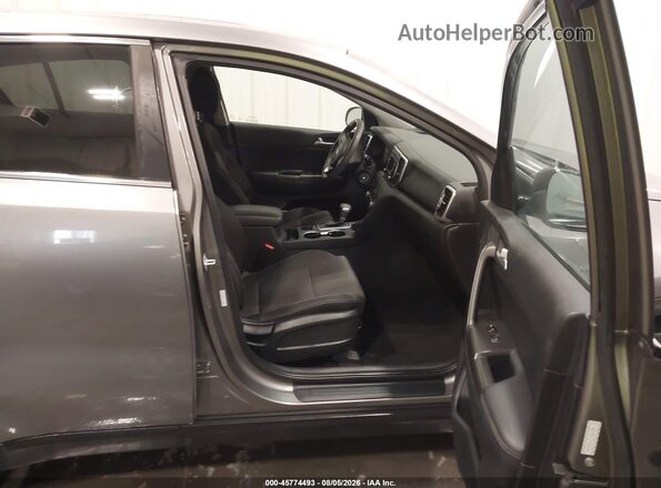 KNDPMCAC7K7536502 2019 KIA SPORTAGE Gray წინა სალონის ხედი
