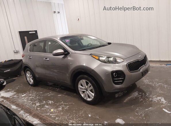 KNDPMCAC7K7536502 2019 KIA SPORTAGE Gray უკანა სალონის ხედი