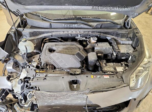 KNDPMCAC7K7560265 2019 KIA SPORTAGE Gray Engine compartment view