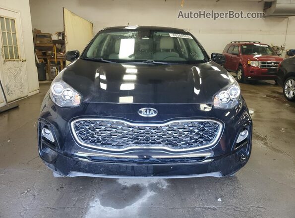 KNDPMCAC7M7850864 2021 KIA SPORTAGE Black Вид спереду