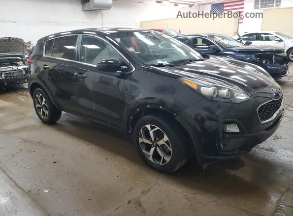 KNDPMCAC7M7850864 2021 KIA SPORTAGE Black Передня права чверть