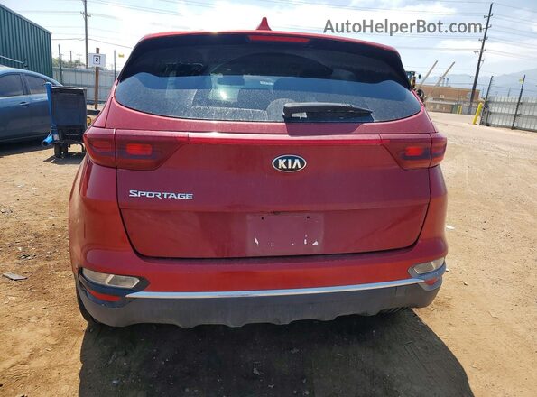 KNDPMCAC7M7864134 2021 KIA SPORTAGE Red Rear view