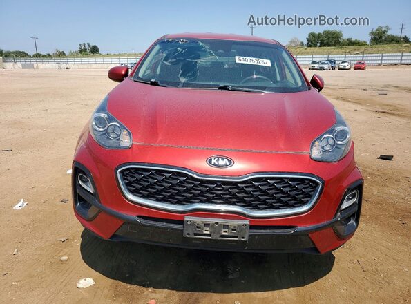 KNDPMCAC7M7864134 2021 KIA SPORTAGE Red Front view