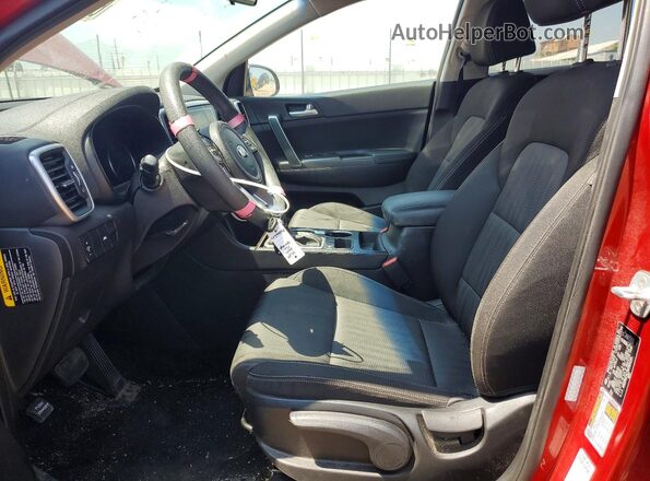 KNDPMCAC7M7864134 2021 KIA SPORTAGE Red Front interior view