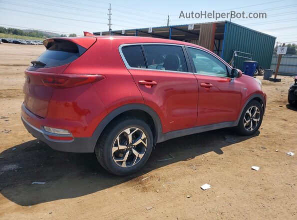 KNDPMCAC7M7864134 2021 KIA SPORTAGE Red Rear right