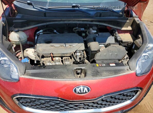 KNDPMCAC7M7864134 2021 KIA SPORTAGE Red Engine compartment view
