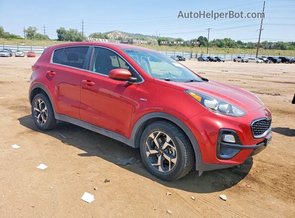 KNDPMCAC7M7864134 2021 KIA SPORTAGE Red Front right