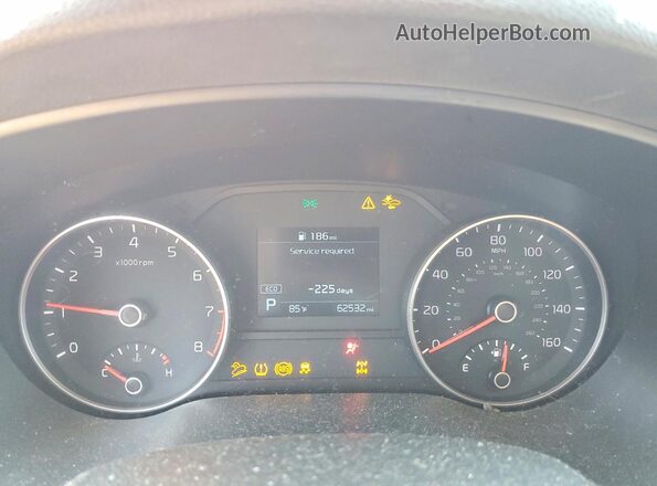 KNDPMCAC7M7864134 2021 KIA SPORTAGE Red Instrument cluster view