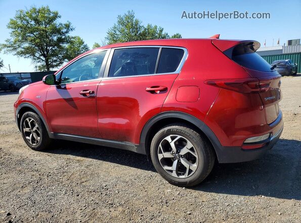 KNDPMCAC7M7878454 2021 KIA SPORTAGE Красный Задняя левая четверть