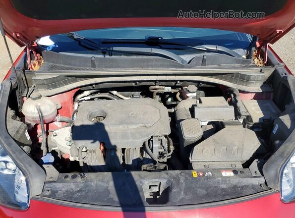 KNDPMCAC7M7878454 2021 KIA SPORTAGE Красный Вид задней части салона