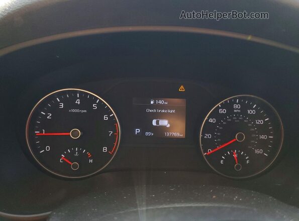 KNDPMCAC7M7878454 2021 KIA SPORTAGE Красный Вид щитка приборов