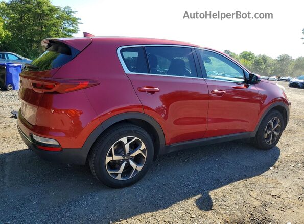 KNDPMCAC7M7878454 2021 KIA SPORTAGE Красный Задняя правая четверть