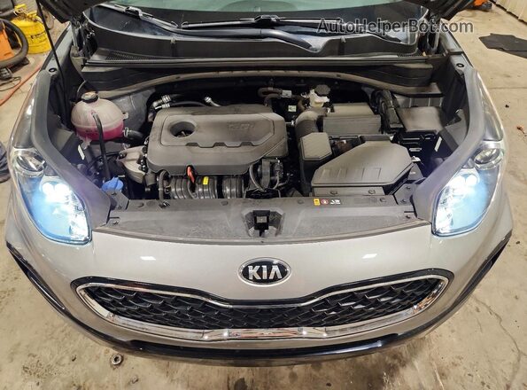KNDPMCAC7N7014098 2022 KIA SPORTAGE Gray უკანა სალონის ხედი