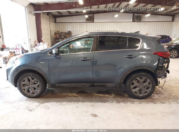 KNDPMCAC7N7019768 2022 KIA SPORTAGE Синий Панорамный вид салона 360°