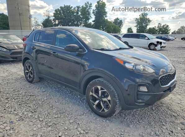 KNDPMCAC7N7989345 2022 KIA SPORTAGE Черный Передняя правая четверть