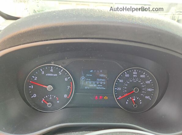 KNDPMCAC8H7036650 2017 KIA SPORTAGE Black Instrument cluster view