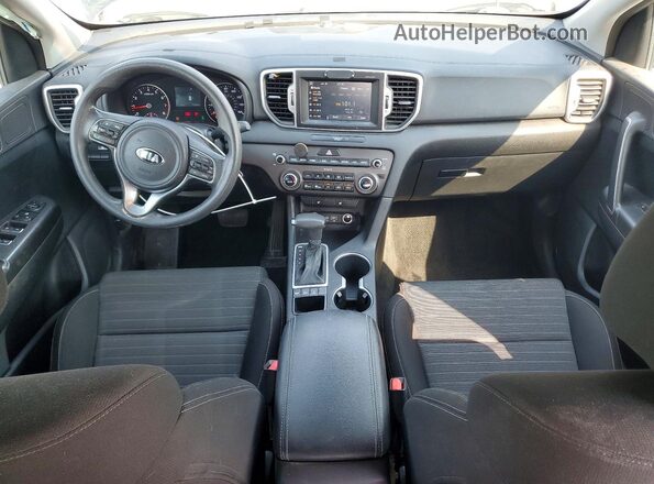 KNDPMCAC8H7098663 2017 KIA SPORTAGE Black წინა პანელის ხედი