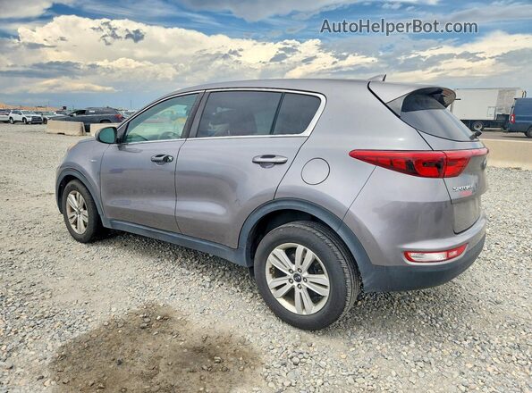 KNDPMCAC8H7237464 2017 KIA SPORTAGE Серый Задняя левая четверть