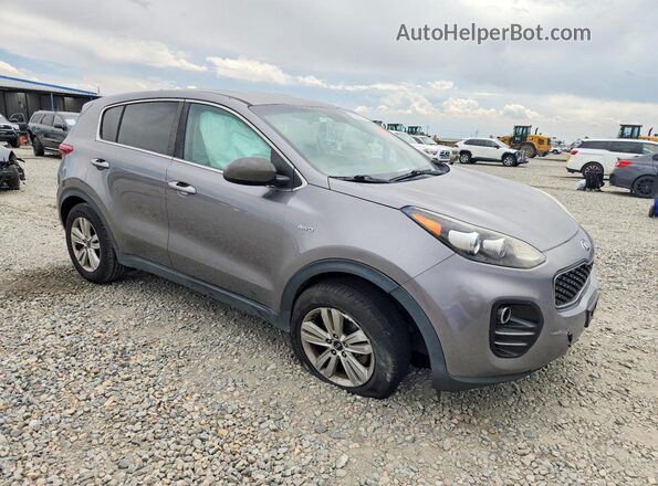 KNDPMCAC8H7237464 2017 KIA SPORTAGE Серый Передняя правая четверть