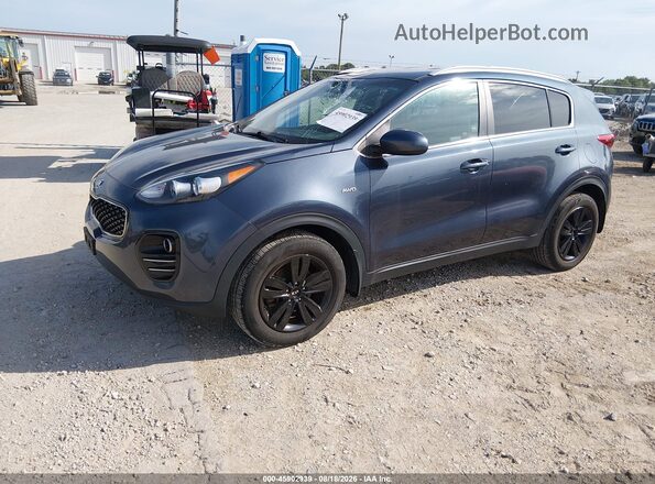 KNDPMCAC8K7574899 2019 KIA SPORTAGE Blue Передня ліва чверть