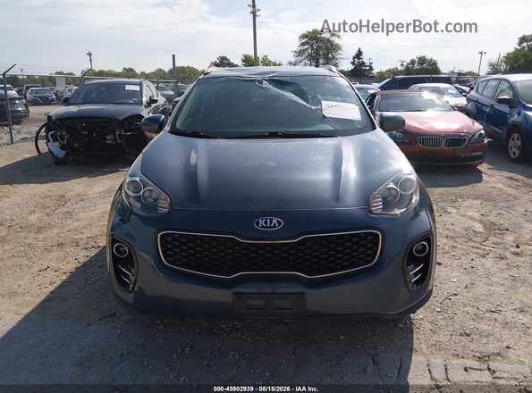 KNDPMCAC8K7574899 2019 KIA SPORTAGE Blue Вид задньої частини салону