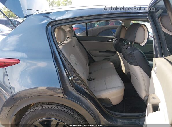 KNDPMCAC8K7574899 2019 KIA SPORTAGE Blue Вид наклейки з VIN-кодом