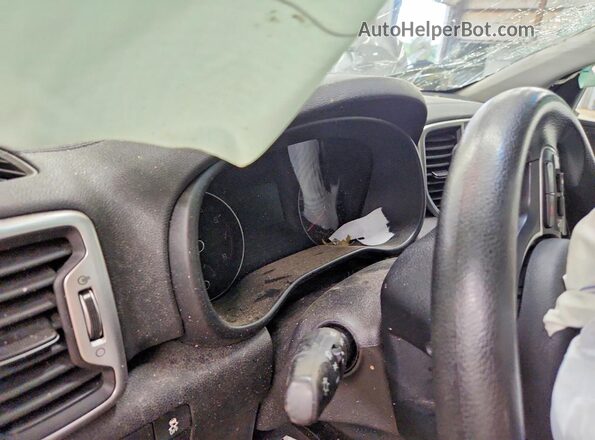 KNDPMCAC8K7624605 2019 KIA SPORTAGE Gray ხელსაწყოთა პანელის ხედი