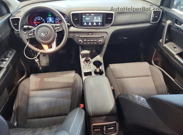 KNDPMCAC8L7742347 2020 KIA SPORTAGE Black Вид панелі приладів