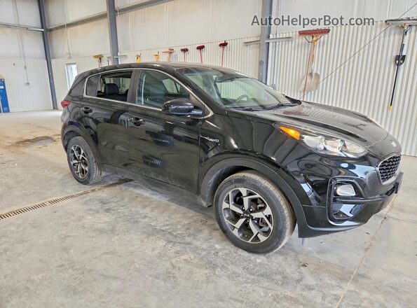 KNDPMCAC8L7742347 2020 KIA SPORTAGE Black Передня права чверть