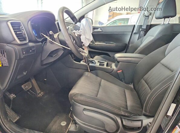 KNDPMCAC8L7742509 2020 KIA SPORTAGE Black Front interior view