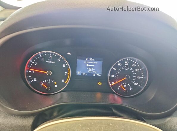 KNDPMCAC8L7742509 2020 KIA SPORTAGE Black Instrument cluster view
