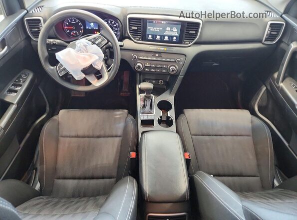 KNDPMCAC8L7742509 2020 KIA SPORTAGE Black Dashboard view