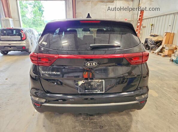 KNDPMCAC8L7744051 2020 KIA SPORTAGE Black Հետևի տեսք