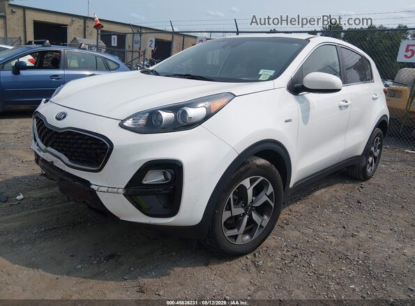 KNDPMCAC8L7788518 2020 KIA SPORTAGE Белый Передняя левая четверть