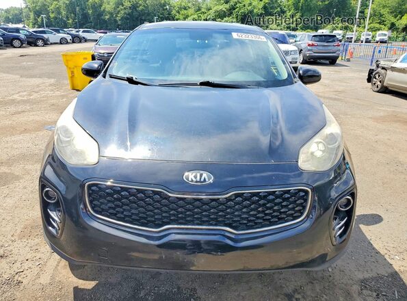 KNDPMCAC9H7039749 2017 KIA SPORTAGE Черный Вид спереди