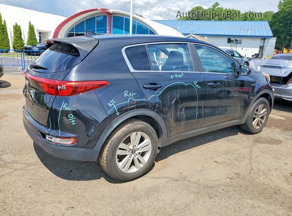 KNDPMCAC9H7039749 2017 KIA SPORTAGE Черный Задняя правая четверть
