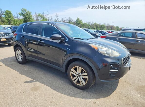 KNDPMCAC9H7219751 2017 KIA SPORTAGE Black Przód prawy