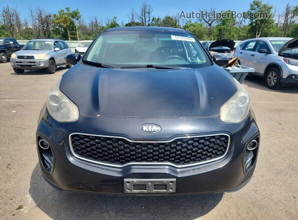KNDPMCAC9H7219751 2017 KIA SPORTAGE Black Widok z przodu